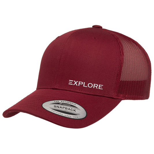 Casquette Trucker Explore (Cranberry)