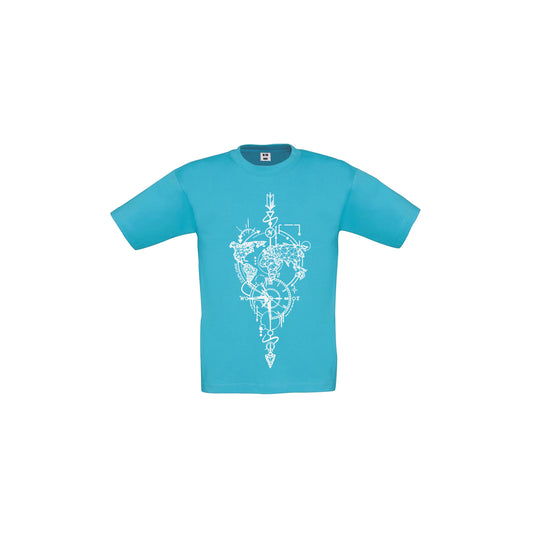 T-Shirt Enfant Time Explorer (Bleu Ecrin)