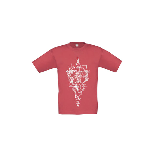 T-Shirt Enfant Time Explorer (Framboise)