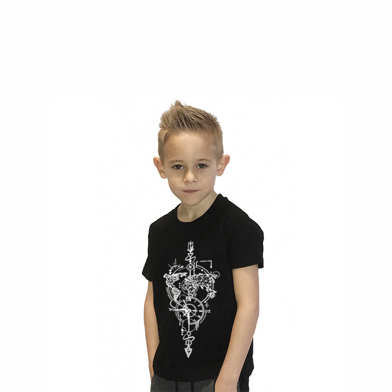 T-Shirt Enfant Time Explorer (Noir)