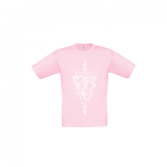 T-Shirt Enfant Time Explorer (Rose Malabar)