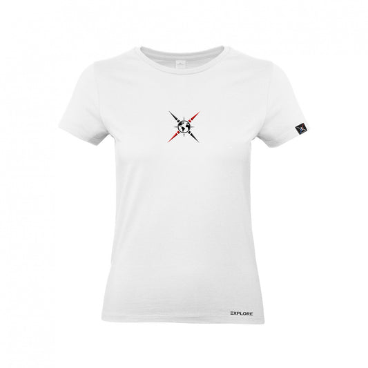 T-shirt Femme Compass (Blanc)