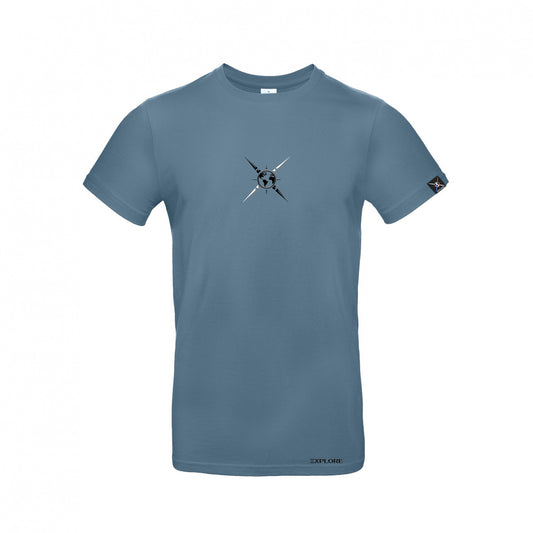 T-shirt Compass (Stone Blue)
