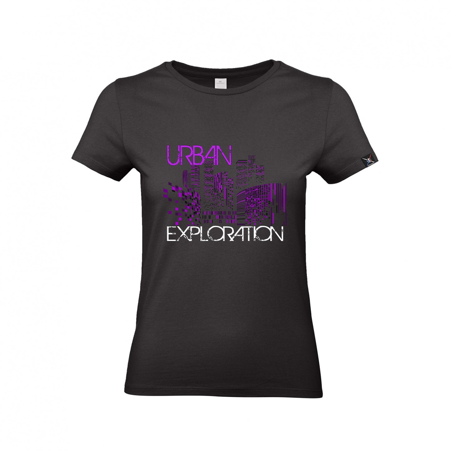 T-shirt Femme Urban Exploration (Black Violet)
